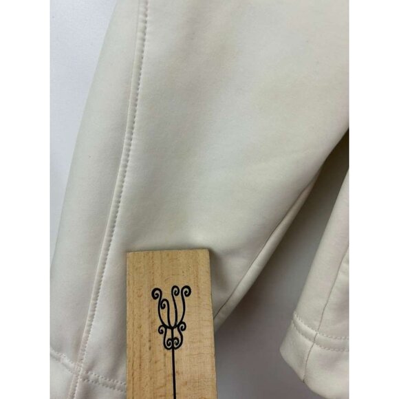 The North Face Women’s Size Medium Off White Softshell Full Zip Jacket - Picture 16 of 16